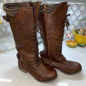 JustFab Athena Boots 9.5